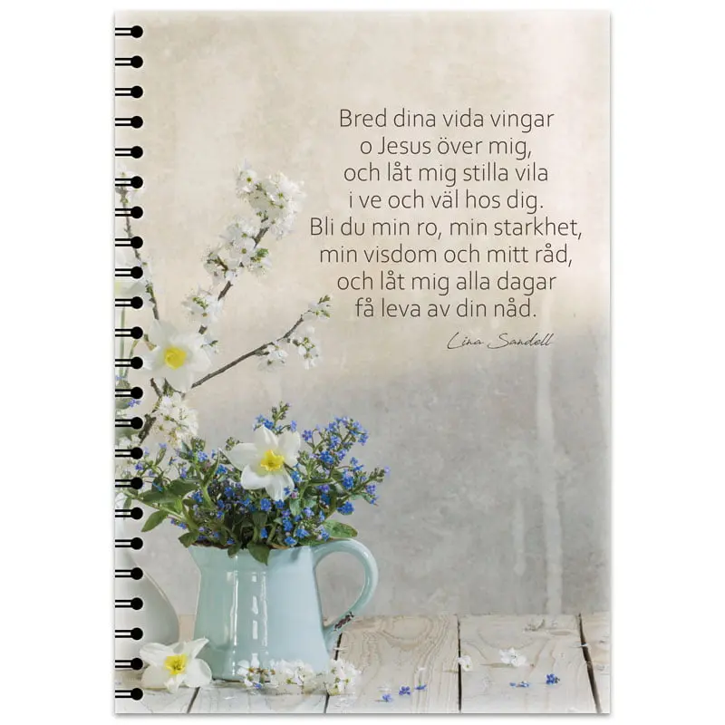Anteckningsbok – Bred dina vida vingar