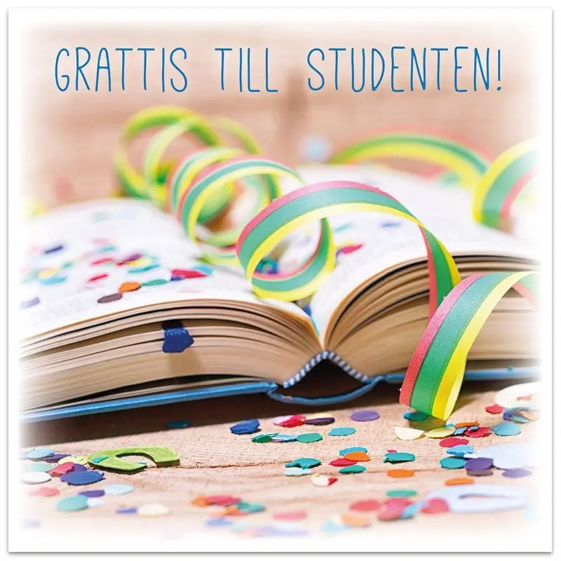 [712.003] Dubbelt kort – Grattis till studenten!