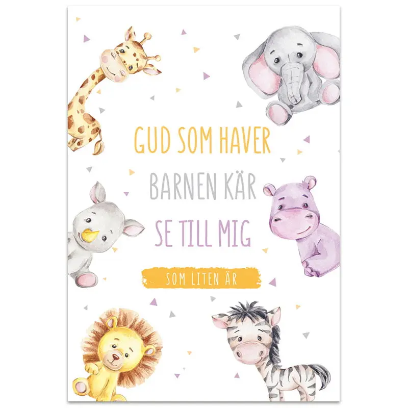 [712.005] Dubbelt kort – Gud som haver barnen kär