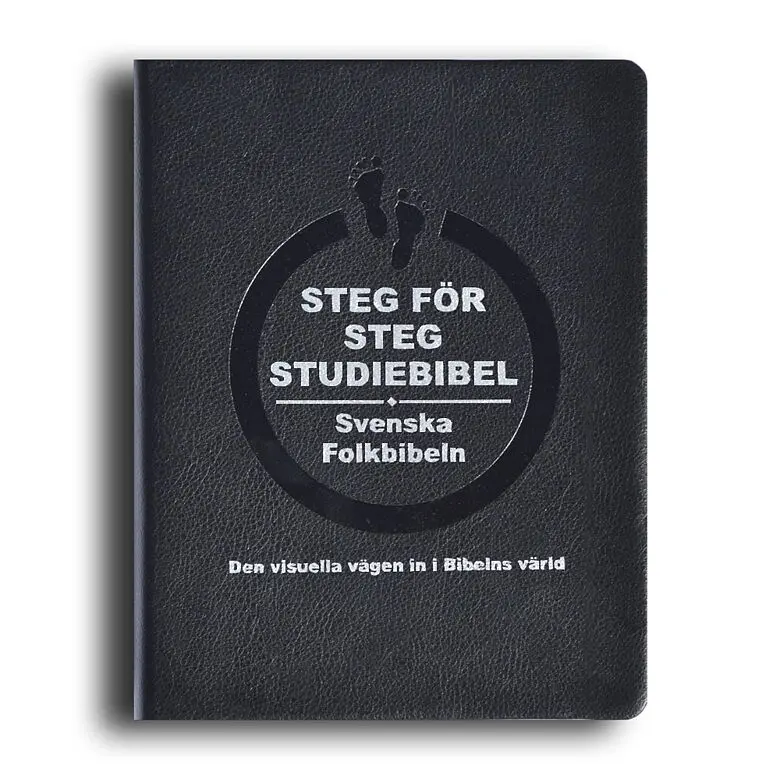 [116.012] Steg för steg Studiebibel, svart cabraskinn