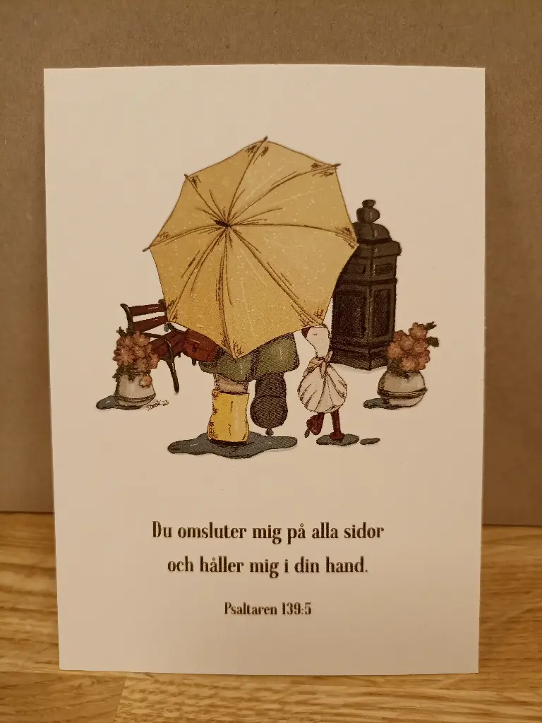 [700.004] Vykort – Du omsluter mig på alla sidor (flicka)