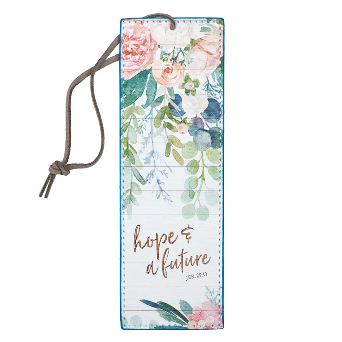 Bokmärke skinn – Hope and a future