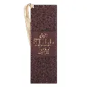 Bokmärke skinn – Be Still and Know