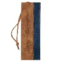 Bokmärke skinn – Be Strong and Courageous