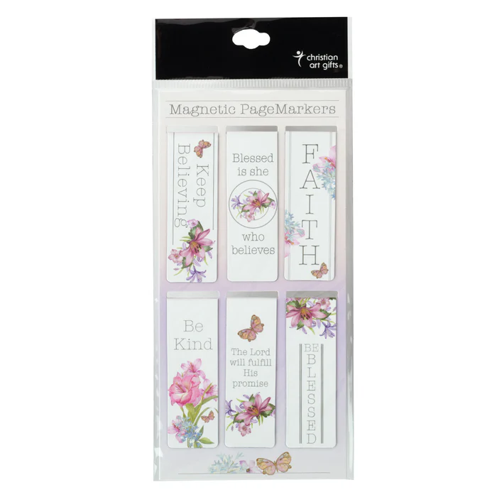 [940.040] Magnetiska bokmärken – Blessings from above, set om 6 stycken
