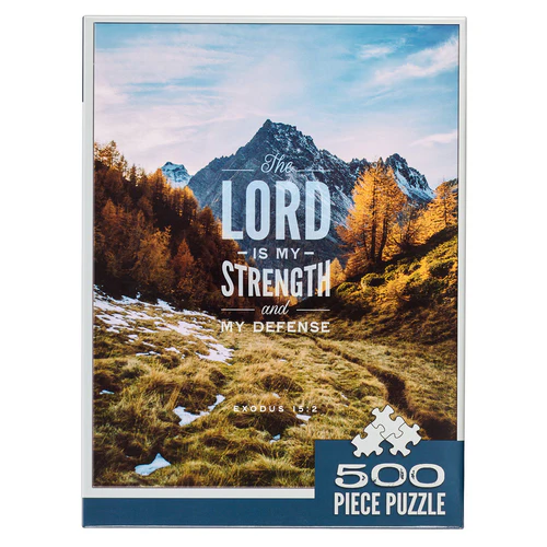 [640.005] Pussel "Strength & Defense", Bergstopp – 500 bitar