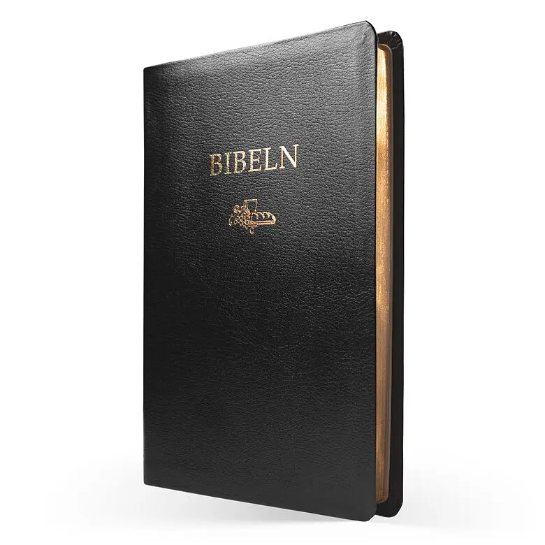 [116.018] Svenska Folkbibeln 2015 – slimline cabraskinn svart