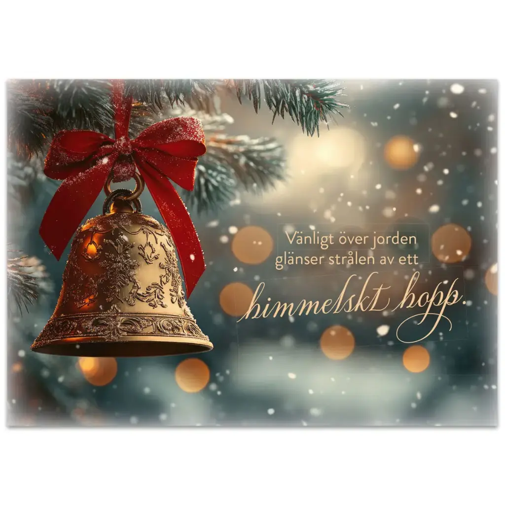 Julkort – Himmelskt hopp