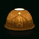 Porslinslykta – Krubba (2)