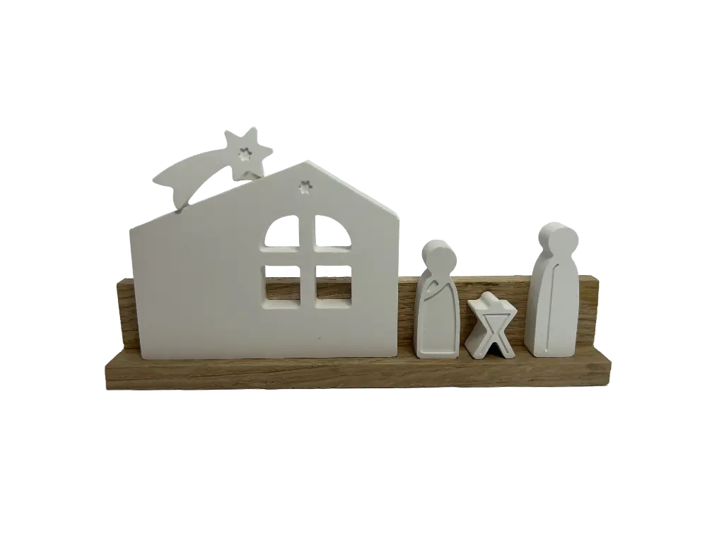 [500.116] Julkrubba gips