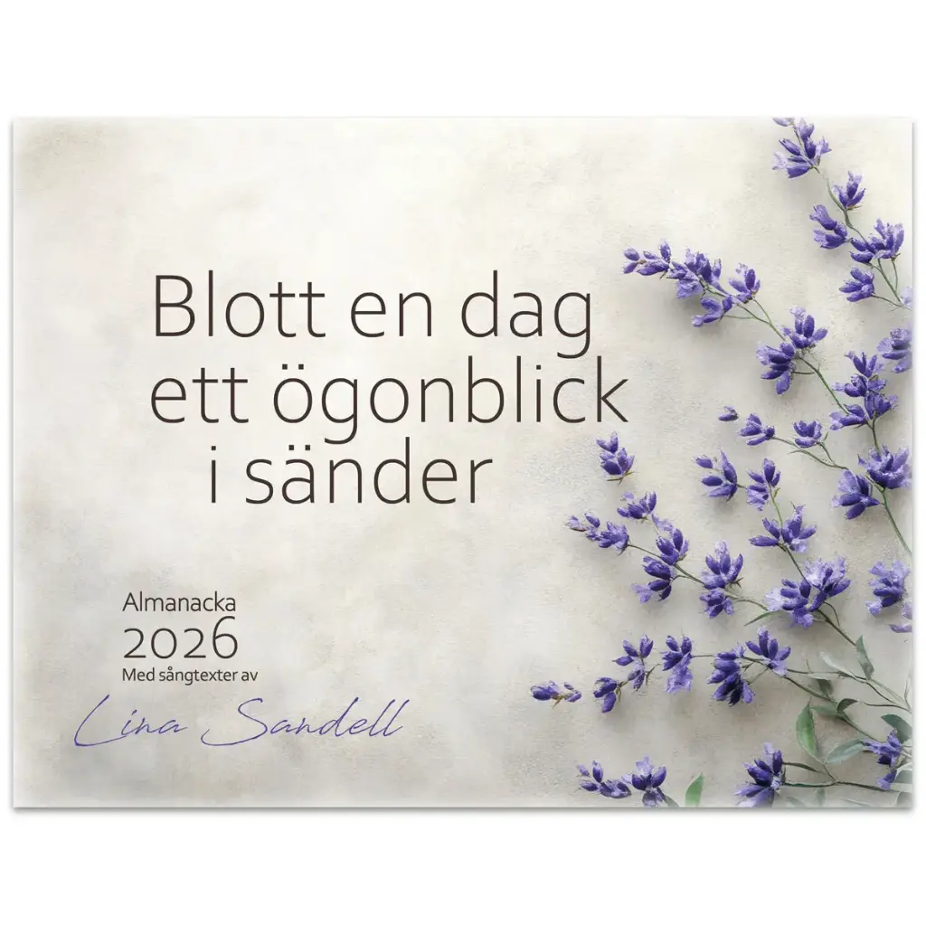 Almanacka Blott en dag 2026 – Lina Sandell