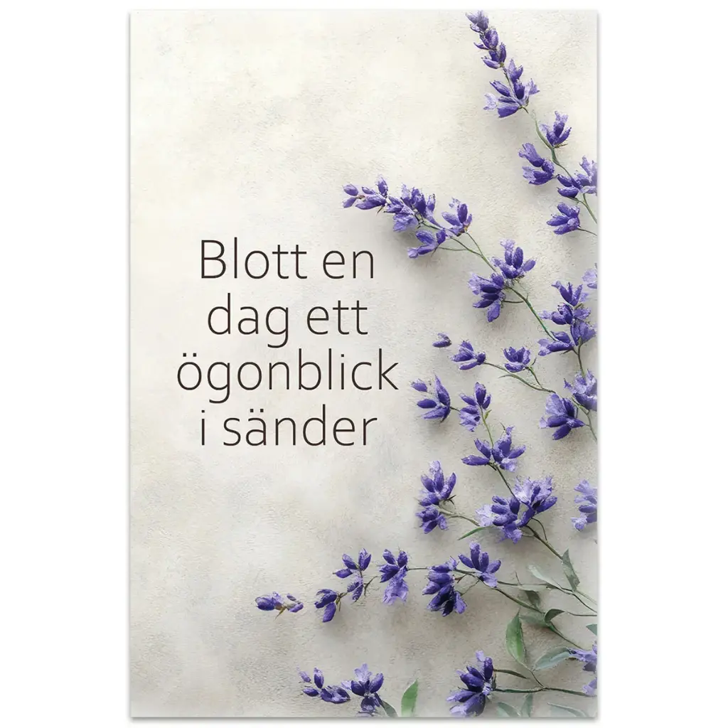 Anteckningsbok – Blott en dag