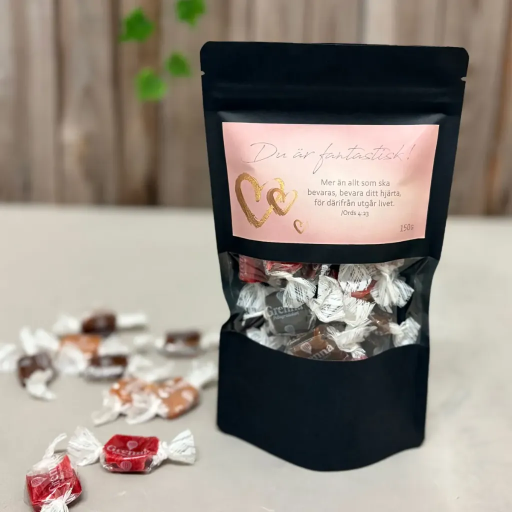 Presentgodis – Du är fantastisk! Ords 4:23
