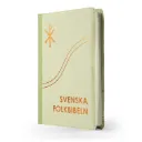 Svenska Folkbibeln 2015 – slimline linnestruktur grön