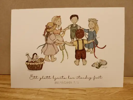 [700.002] Vykort – Ett glatt hjärta har ständig fest