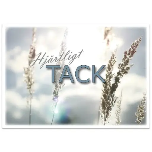 [712.032] Vykort – Hjärtligt tack