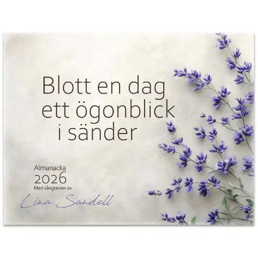 [412.001] Almanacka Blott en dag 2026 – Lina Sandell
